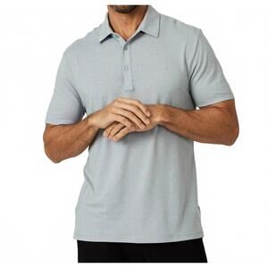 NEW 7DIAMONDS gautier polo shirt in light grey